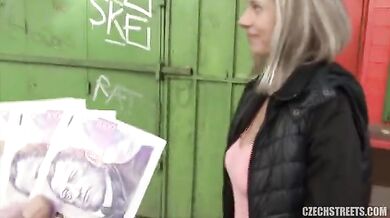 Mature Saleswoman Flashes Tits, Fucks for Cash