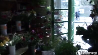 Mature Saleswoman Flashes Tits, Fucks for Cash