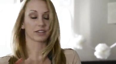 Eager Blonde MILF Swallows Young Cock