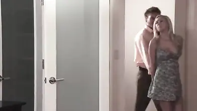 Eager Blonde MILF Swallows Young Cock