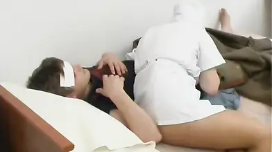 Blonde Nurse Grinds on Patient's Cock
