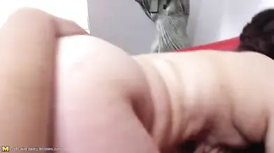 Mature Granny Seduces Young Blonde