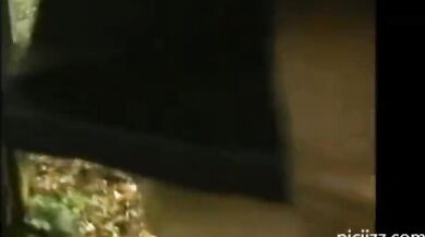 Mature Brunette Gangbanged in Forest