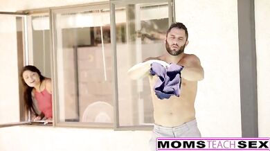 Milf and Teen Share Stud