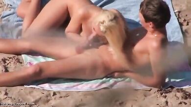 Cougar Pleasures Man on Beach