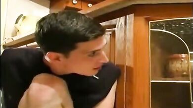 Retro MILF Takes Care of Young Boner