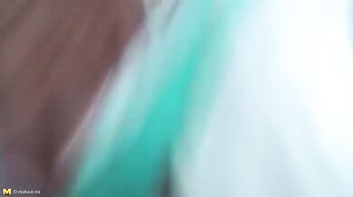 Hairy Mature Granny Solo