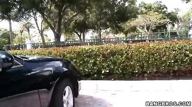 Big Breasted MILF Seduces Horny Guy