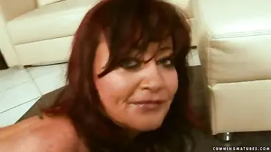 Redhead Milf Fucked Before Lesbian Threesome