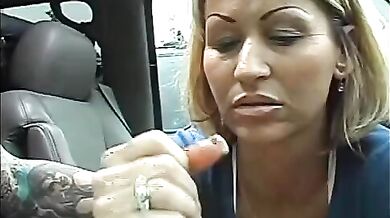 Stranded Milf Sucks for Help