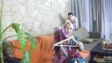 Mature Maid's Anal Surprise