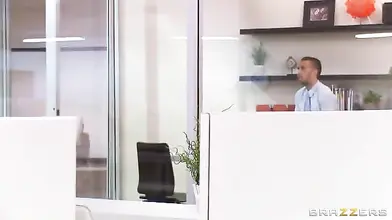 Mature Secretary Rides Hard in Office