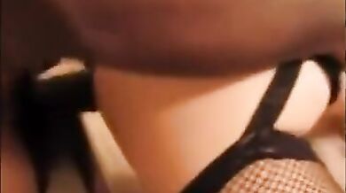 Milf Licks Caged Dick, Takes BBC