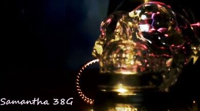 Mature Pink-Haired Camgirl's Tit Show