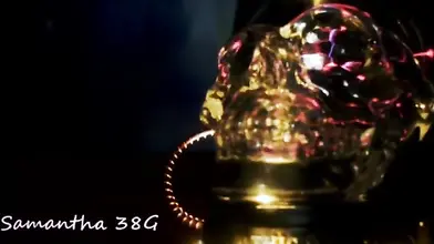 Mature Pink-Haired Camgirl's Tit Show