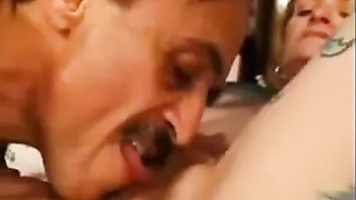 Inked MILF Seduced by Hung Stud