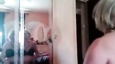 Glasses-Wearing MILF Gives POV Handjob