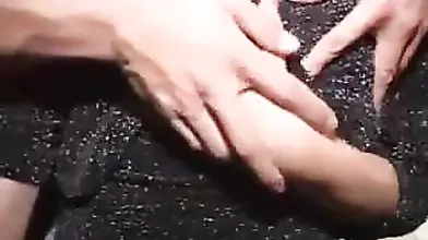 Mature Japanese Granny Fingers Herself