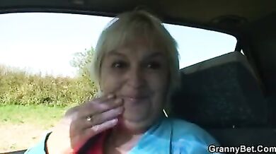 Chubby Granny's Car Smash