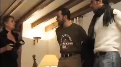 Mature French Babe's Sofa DP