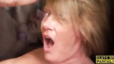 Curvy Blonde MILF Spanked Roughly