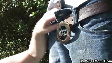 Mature Seductress Lures Young Neighbor