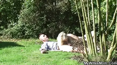 Mature Seductress Lures Young Neighbor