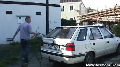 Mature Seductress Lures Young Neighbor