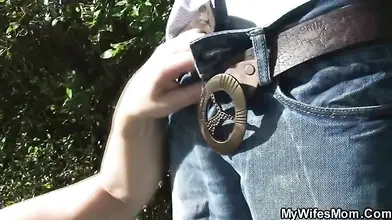 Mature Seductress Lures Young Neighbor