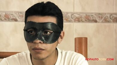 Masked Man Plows Granny in Kitchen