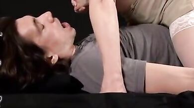 Blonde Milf's Lactating Tits