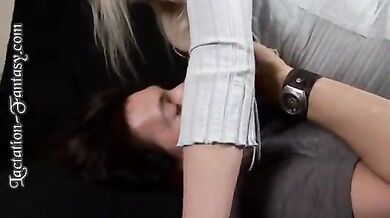 Blonde Milf's Lactating Tits