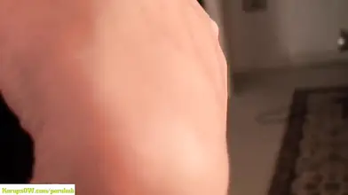 Mature Brunette Fingers Her Bushy Muff