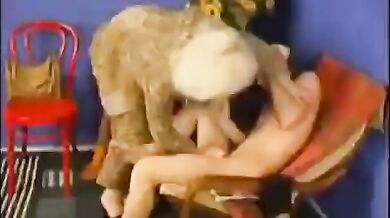 Mature Granny Helps Out