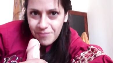 Passionate POV with Seductive Brunette Mom