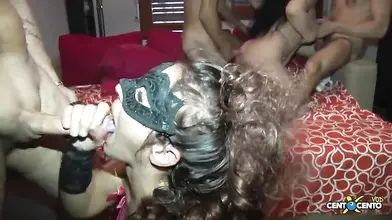 Busty Italian Milfs Double Penetrated