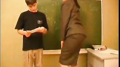 Mature Teacher Seduces Student