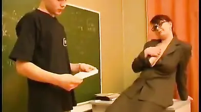 Mature Teacher Seduces Student
