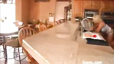 Busty Cougar Seduces Young Guy