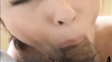 Asian MILF Gets a Mouthful