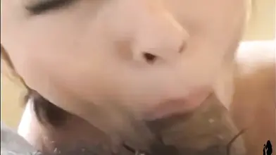 Asian MILF Gets a Mouthful