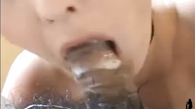 Asian MILF Gets a Mouthful