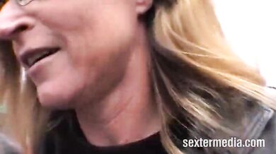 Blonde Milf Gets Doggy Style Fucked