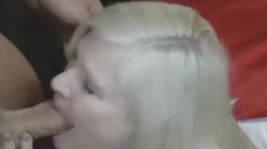 Blonde Mature Rides with Passion