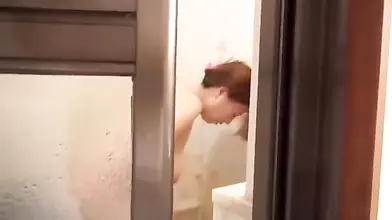 Japanese Mom and Boy's Masturbation Encounter