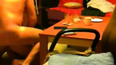 Old Dude Fucks Mature Brunette on Floor