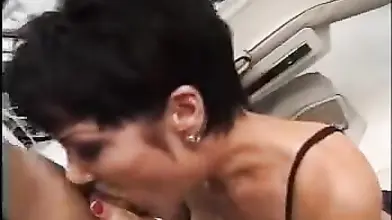 Mature Babe Swallows Rock Solid Cock