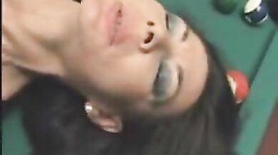 Handsome Stud Fucks Mature Sluts on Pool Table