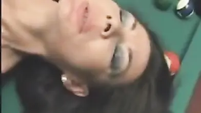 Handsome Stud Fucks Mature Sluts on Pool Table