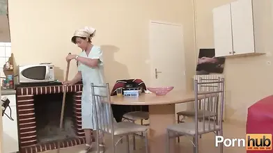 Naughty Mature Woman's Kitchen Anal